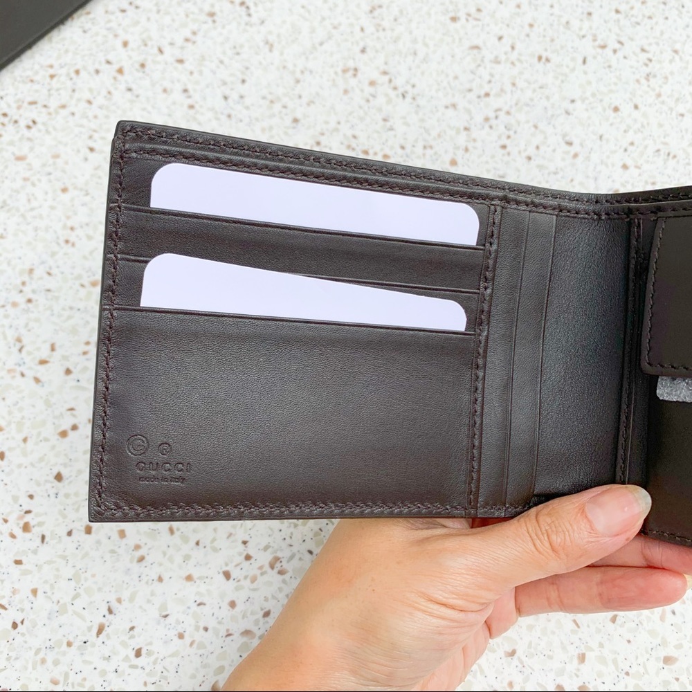 NWT Authentic Gucci MicroGuccissima Bifold Wallet​ - Picture 6 of 9